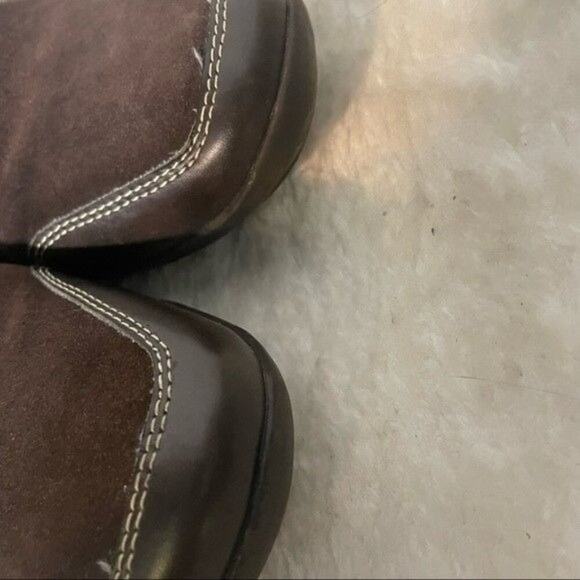 Naturalizer Slip-On Womens 9 Suede Flats Brown - Picture 5 of 9